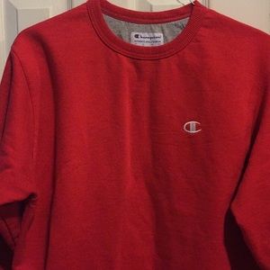 University Red Champion Crewneck